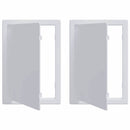 Adgangspaneler 2 stk. Hvid 15 x 23 cm ABS Plastik