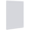 Adgangspaneler 2 stk. Hvid 15 x 23 cm ABS Plastik