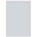 Adgangspaneler 2 stk. Hvid 15 x 23 cm ABS Plastik