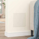 Adgangspaneler 2 stk. Hvid 20 x 20 cm ABS Plastik