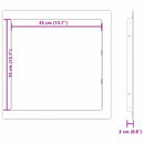Adgangspaneler Hvid 35 x 35 cm ABS Plastik