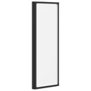 Brusevæg Sort 120 x 2 x 117 cm Aluminium og PP