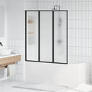 Brusevæg Sort 132 x 2 x 140 cm Aluminium og PP