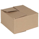 Foldbar Kasse 50 pcs Naturfarvet 15 x 15 x 8 cm Pap