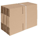 Foldbar Kasse 50 pcs Naturfarvet 20 x 15 x 10 cm Pap