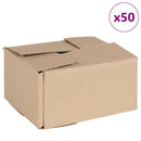Foldbar Kasse 50 pcs Naturfarvet 20 x 15 x 10 cm Pap