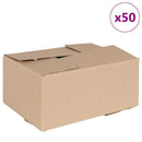 Foldbar Kasse 50 pcs Naturfarvet 30 x 21,5 x 14 cm Pap