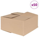 Foldbar Kasse 50 pcs Naturfarvet 30 x 30 x 15 cm Pap
