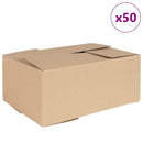 Foldbar Kasse 50 pcs Naturfarvet 35 x 24 x 15 cm Pap
