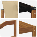 Udendørs sofagruppe med pude 6 pcs Naturlig og Beige