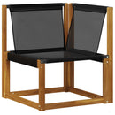 Udendørs sofagruppe med pude 9 pcs Naturlig og Fløde