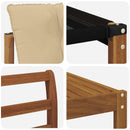 Udendørs sofagruppe med pude 7 pcs Naturlig og Beige