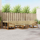 Udendørs sofagruppe med pude 8 pcs Naturlig og Beige