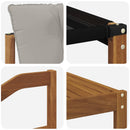 Udendørs sofagruppe med pude 6 pcs Naturlig og Lys Grå