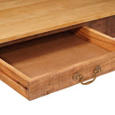Sofabord med skuffe Brun 110 x 55 x 40 cm Massivt mangotræ
