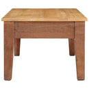 Sofabord med skuffe Brun 110 x 55 x 40 cm Massivt mangotræ