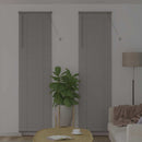 Persienner Sølv 220 x 60 cm 25 mm Aluminium