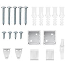 Persienner Hvid 130 x 45 cm 25 mm Aluminium