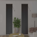 Persienner Sort 220 x 40 cm 25 mm Aluminium