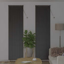 Persienner Sort 220 x 65 cm Aluminium