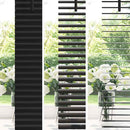Persienner Sort 220 x 65 cm Aluminium