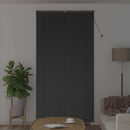 Persienner Sort 220 x 120 cm 25 mm Aluminium