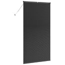 Persienner Sort 220 x 120 cm 25 mm Aluminium