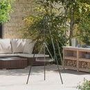 Bål tripod 2 pcs Sort Stål