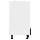 Hængeskab Sort eg 60 x 46 x 81,5 cm Konstrueret træ