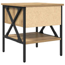 Sengebord artisan eg 40 x 42 x 45 cm Laminat træ og metal