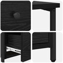 Natskab 2 pcs Sort eg 30 x 60 x 60 cm Konstrueret træ