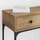 Konsolbord artisan eg 75 x 34,5 x 75 cm Konstrueret træ