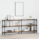 Konsolbord Gammelt træ 200 x 29 x 75 cm Samlet træ og metal