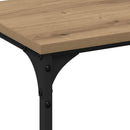 Konsolbord artisan eg 200 x 29 x 75 cm Samlet træ og metal