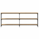 Konsolbord artisan eg 200 x 29 x 75 cm Samlet træ og metal