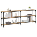 Konsolbord artisan eg 200 x 29 x 75 cm Samlet træ og metal