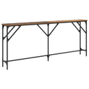 Konsolbord Gammelt træ 180 x 23 x 75 cm Laminat træ og metal