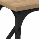Konsolbord artisan eg 140 x 23 x 75 cm Laminat træ og metal