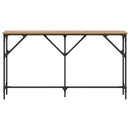 Konsolbord artisan eg 140 x 23 x 75 cm Laminat træ og metal