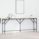 Konsolbord artisan eg 200 x 29 x 75 cm Laminat træ og metal