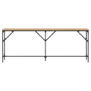 Konsolbord artisan eg 200 x 29 x 75 cm Laminat træ og metal