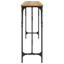 Konsolbord artisan eg 200 x 29 x 75 cm Laminat træ og metal
