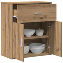 Sideboard Artisan Egetræ 60 x 31 x 70 cm Konstrueret træ