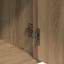 Sideboard Artisan Egetræ 60 x 31 x 70 cm Konstrueret træ