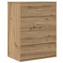 Sideboard Artisan Egetræ 60 x 39 x 80 cm Konstrueret træ