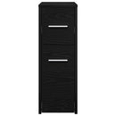 Badeværelsesmøbel sæt Sort eg 22 x 44 x 61.5 cm Konstrueret træ