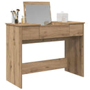 Kosmetikbord med skuffe Artisan Egetræ 100 x 45 x 76 cm