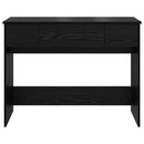 Kosmetikbord med skuffe med opbevaring Sort eg 100 x 45 x 76 cm