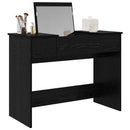 Kosmetikbord med skuffe med opbevaring Sort eg 100 x 45 x 76 cm