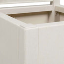 Havekrukke med trellis Hvid 36 x 36 x 140 cm PP